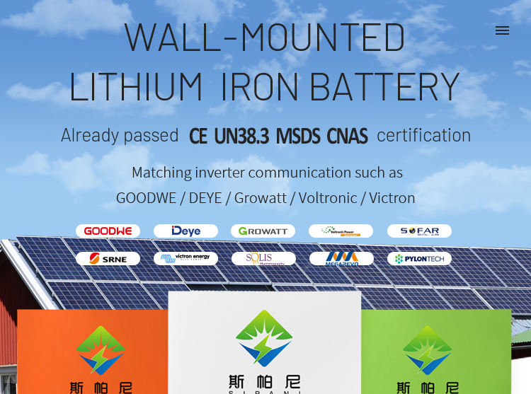 Power Wall Battery 10kw Power-Wandbatterie 10 kW