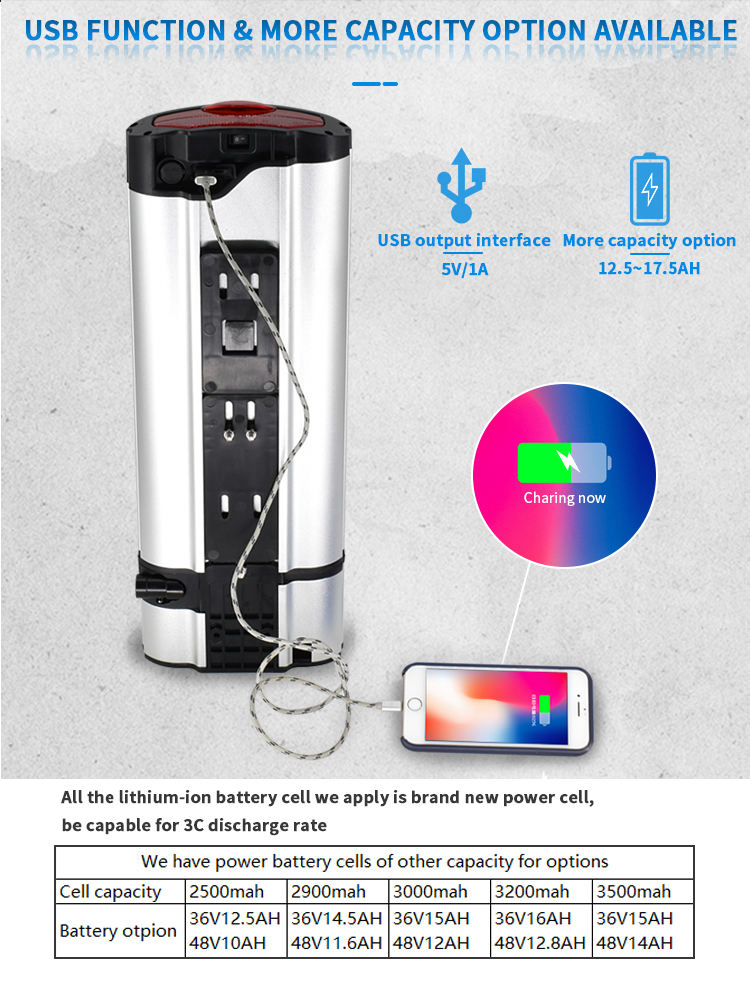 lithium ion bicycle battery pack литий-ионный велосипедный аккумулятор