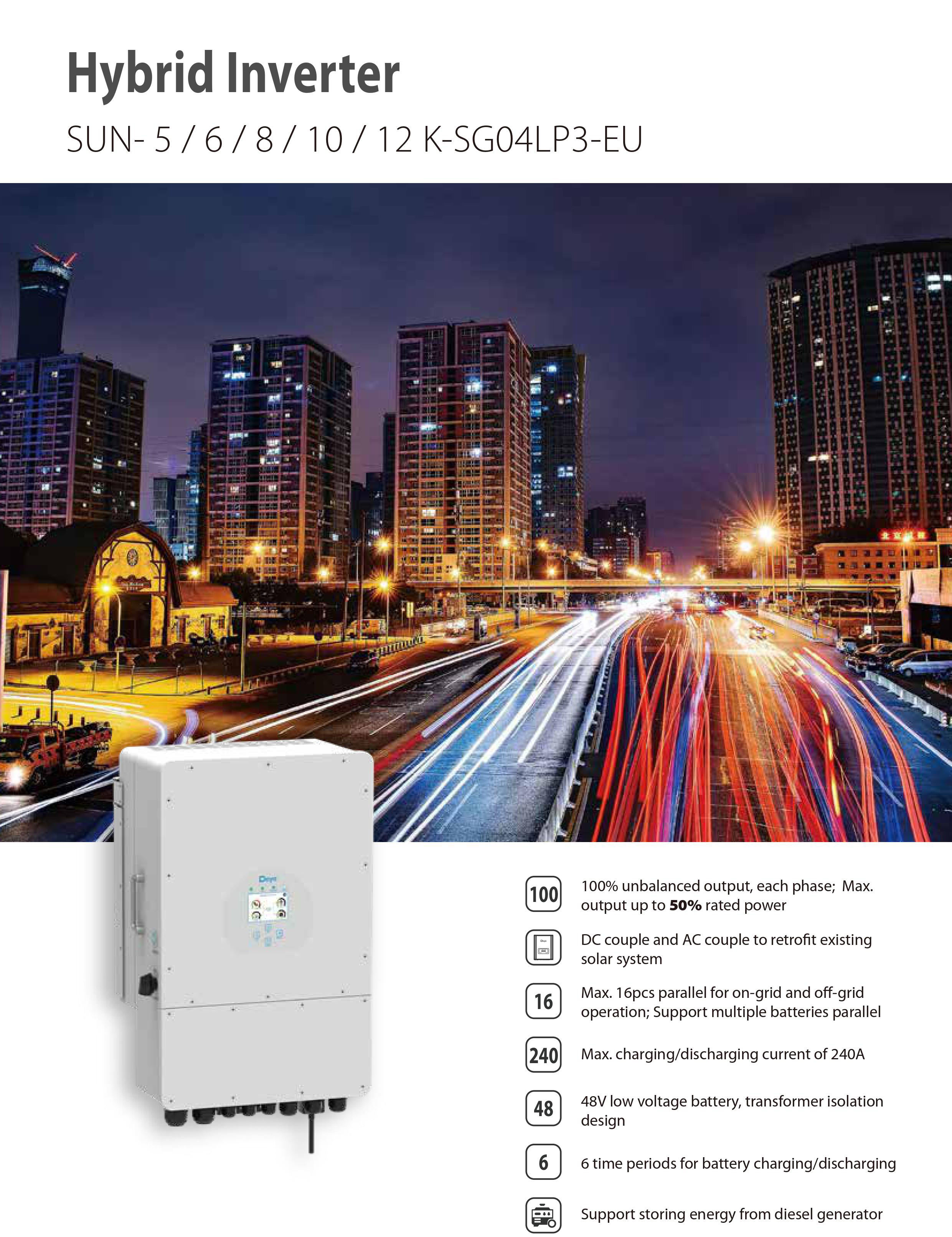 deye 10kw hybrid inverter price preço do inversor híbrido deye 10kw