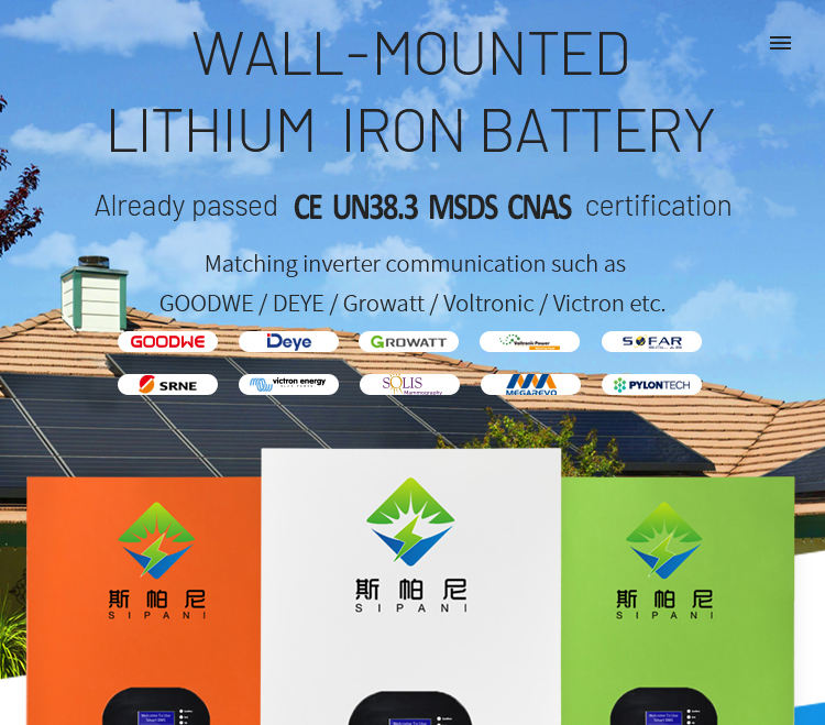 wall mount battery Batterie zur Wandmontage