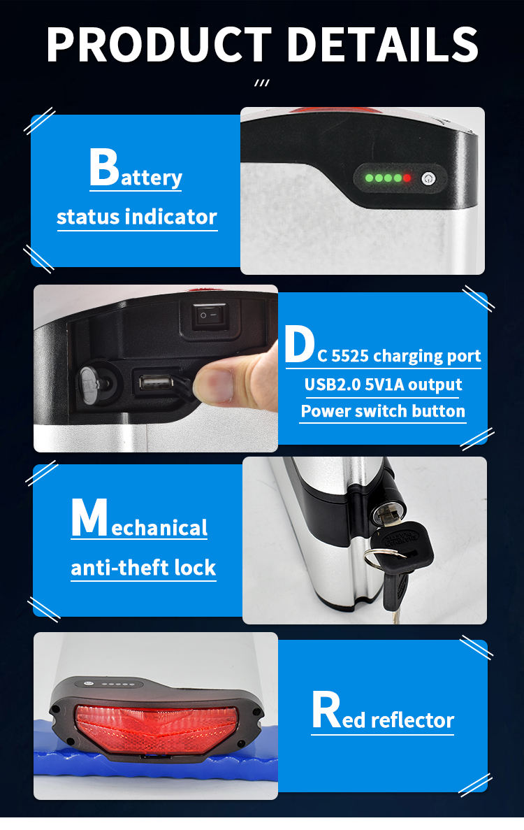 lithium ion bicycle battery pack литий-ионный велосипедный аккумулятор