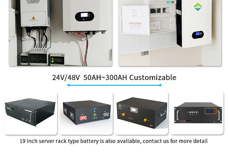 indoor power battery on wall Innenbatterie an der Wand