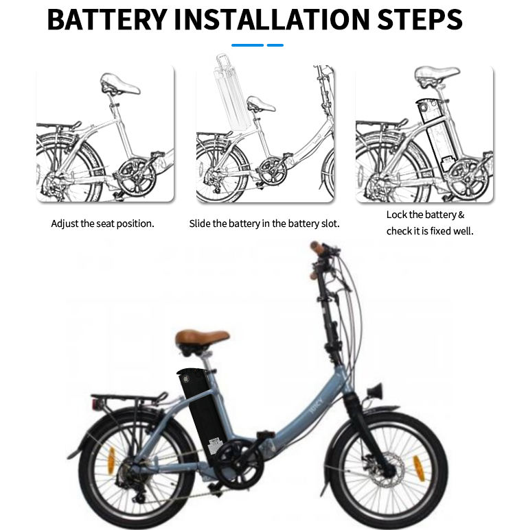 lithium ion battery electric bicycle Elektrofahrrad mit Lithium-Ionen-Akku